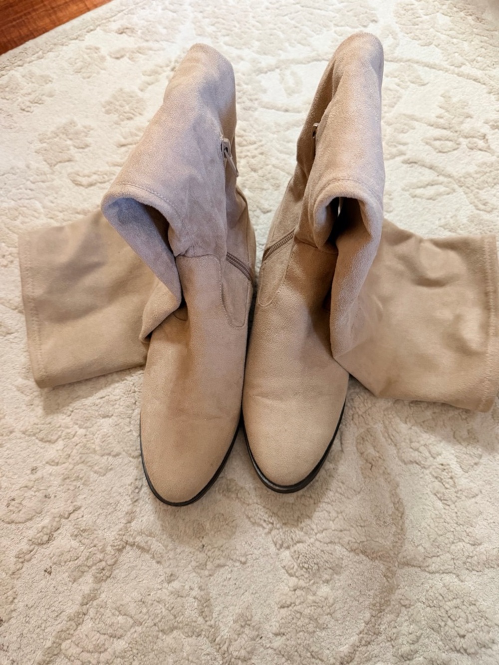 Tan Ivanka Trump Over the Knee Boots Size 7